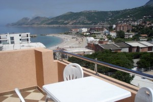 Widok z balkonu w hotelu