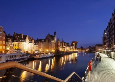 Gdańsk nocą